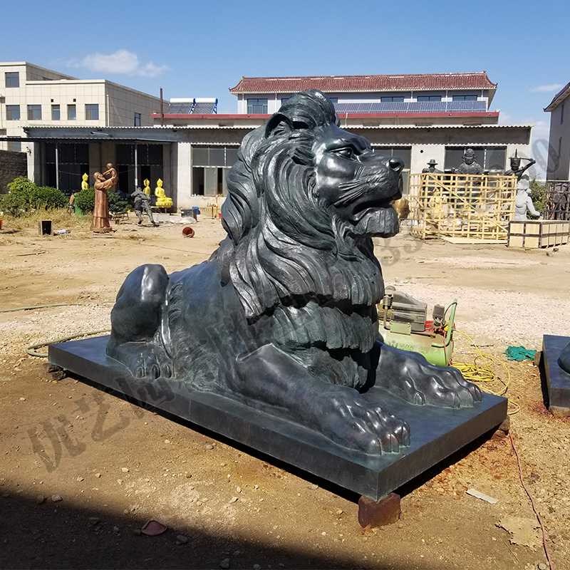 匯豐銅獅子，銅雕塑廠家，歐式銅獅子，銀行銅獅子雕塑