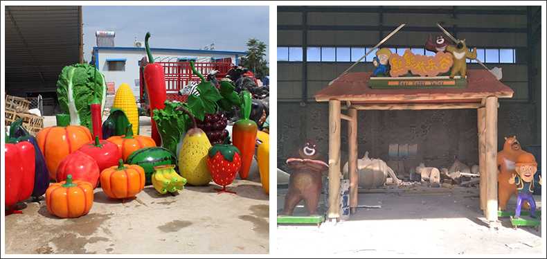 仿真蔬菜水果擺件，卡通玻璃鋼門(mén)頭