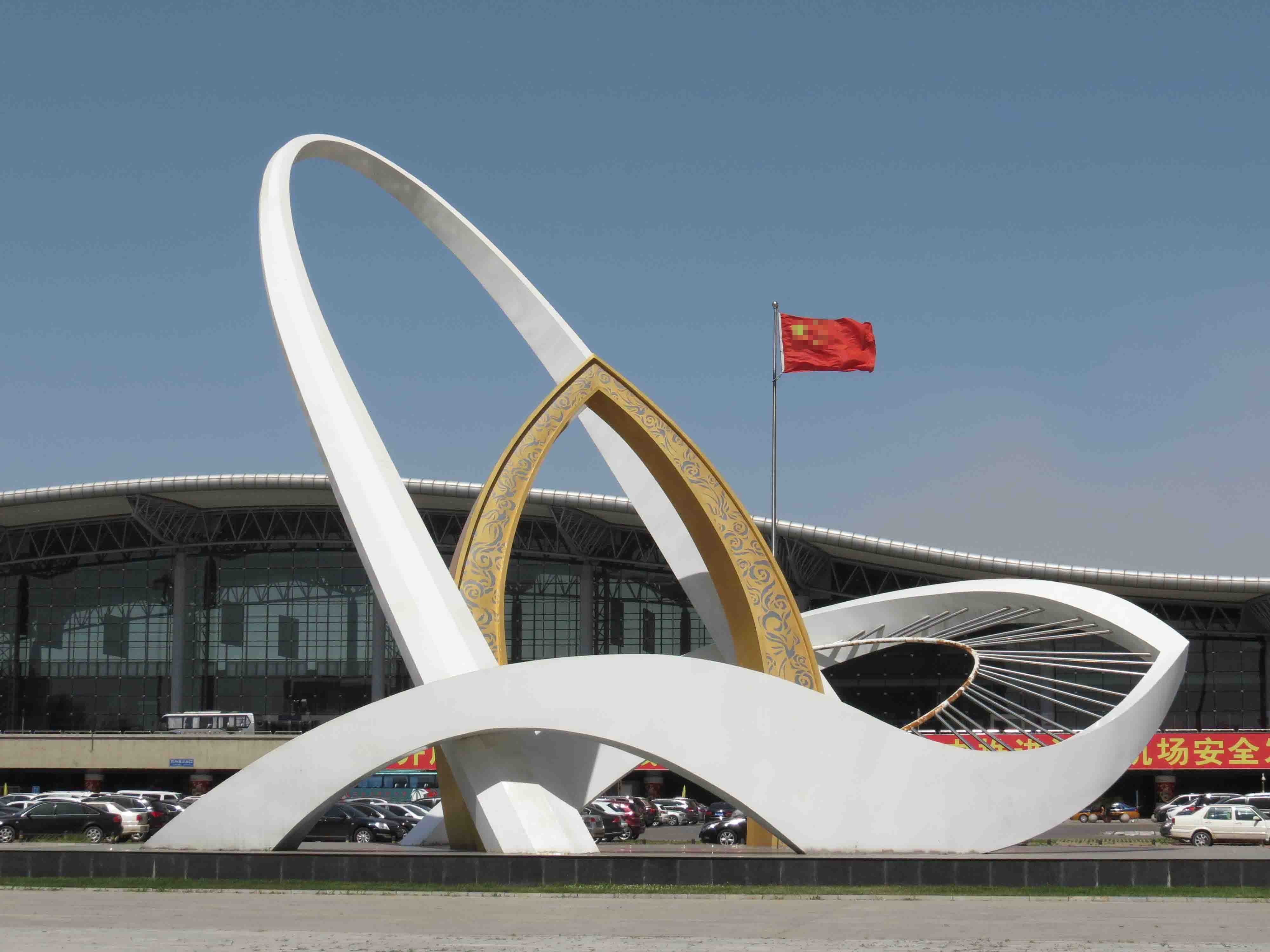 大型機(jī)場(chǎng)雕塑，大型廣場(chǎng)雕塑，機(jī)場(chǎng)廣場(chǎng)雕塑