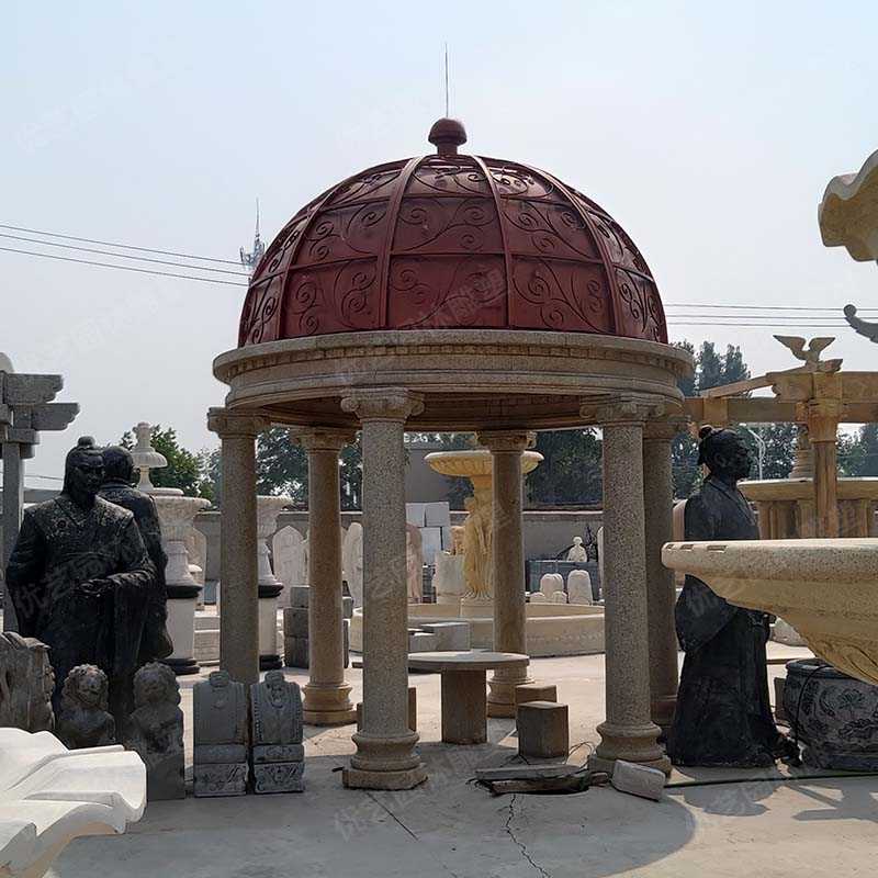 景觀雕塑定制，石雕涼亭如何保養(yǎng)