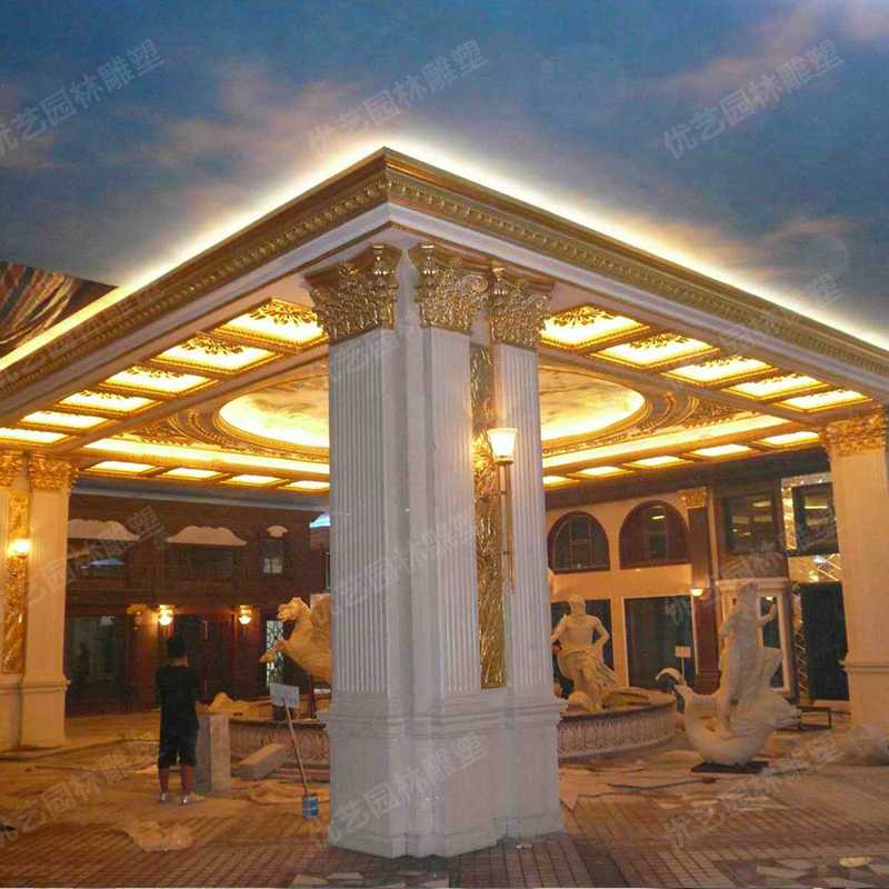 羅馬柱，室內(nèi)羅馬柱