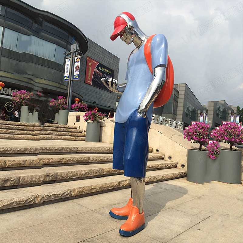 不銹鋼人物雕塑，不銹鋼雕塑工廠